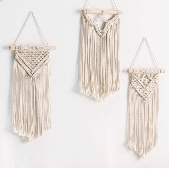 Set of 3 Macrame BOHO - Picture 4 of 11